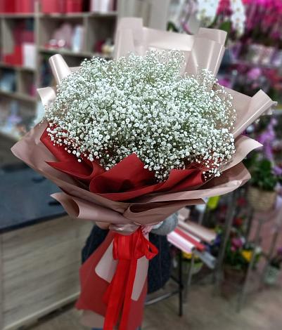 Букет цветов из: Гипсофила в Большесидоровском