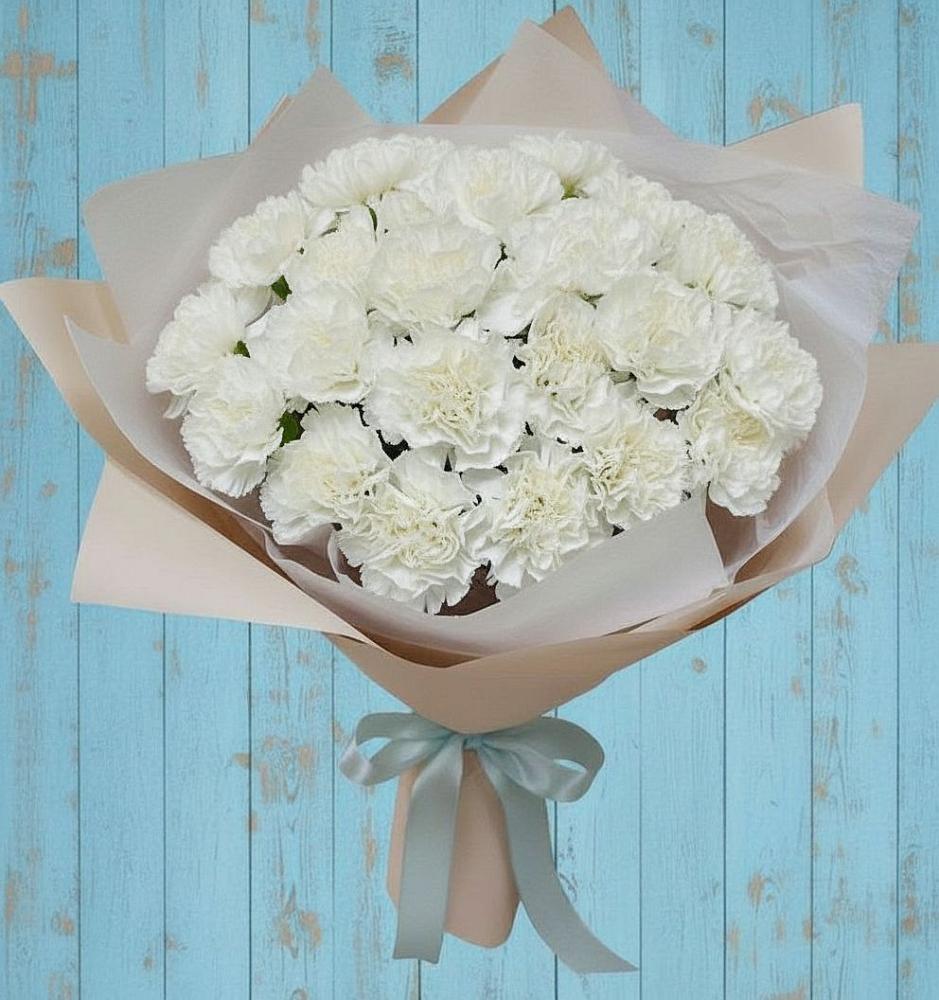 Букет цветов из: Гвоздики в Большесидоровском