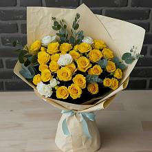 Букет цветов из:  Розы в Большесидоровском