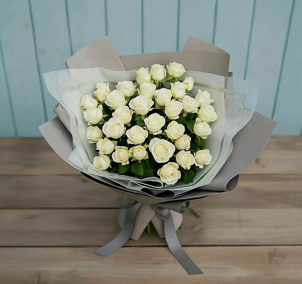 Букет Белоснежная нежность в Большесидоровском
