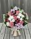 Букет цветов из: Альстромерии, Гвоздики, Розы и Хризантемы в Большесидоровском