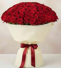 Букет 101 Красная роза Милано #REPLACE_PRED# Большесидоровском