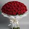 Букет 101 Красная роза Блэк Мэджик в Большесидоровском
