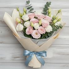 Букет цветов из:  Лизиантусы в Большесидоровском