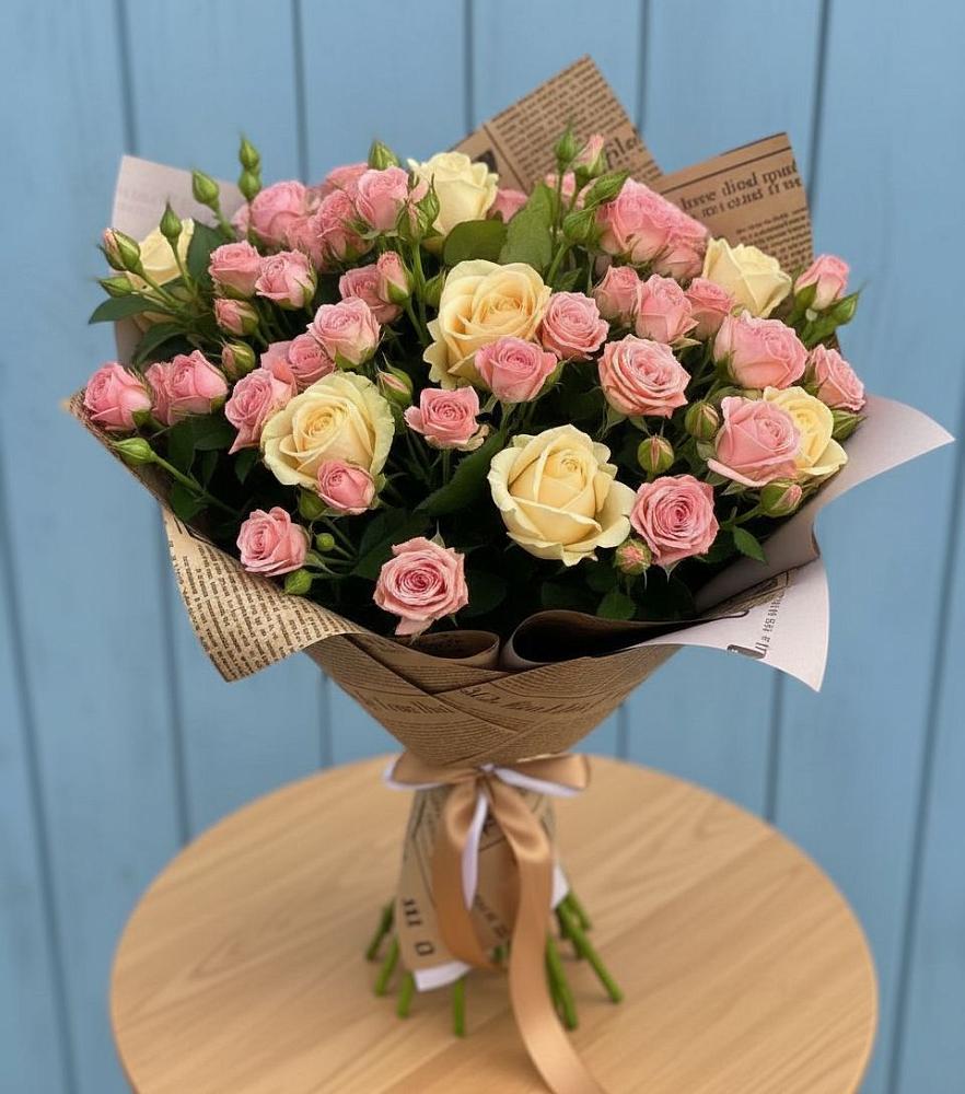 Букет цветов из: Розы в Большесидоровском