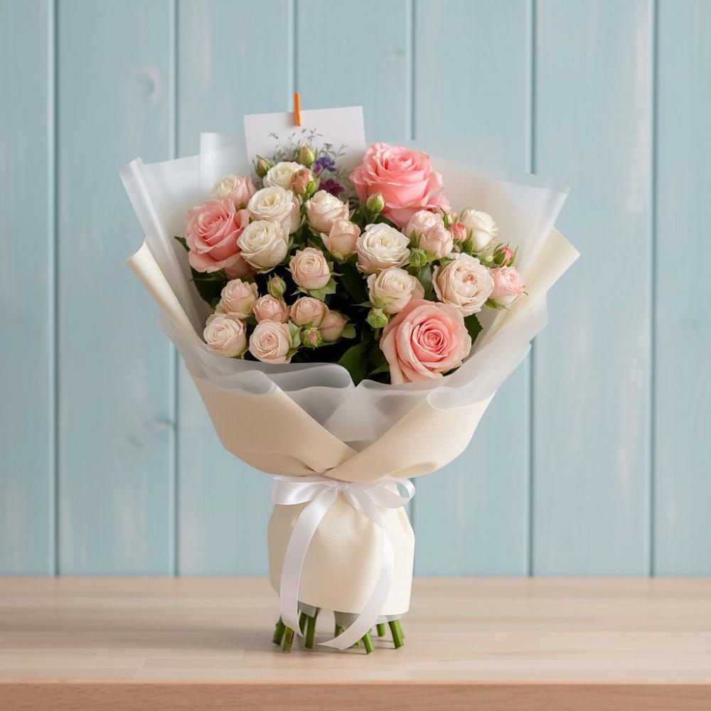 Букет цветов из: Розы в Большесидоровском