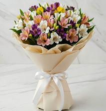 Букет цветов из:  Альстромерии в Большесидоровском
