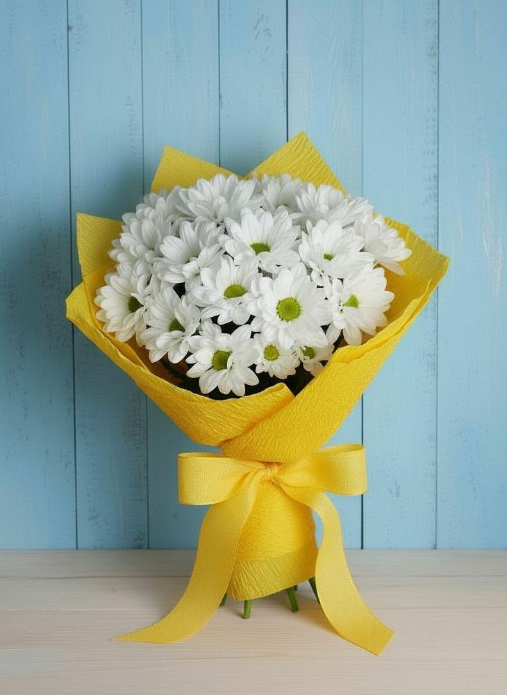 Букет цветов из: Хризантемы в Большесидоровском