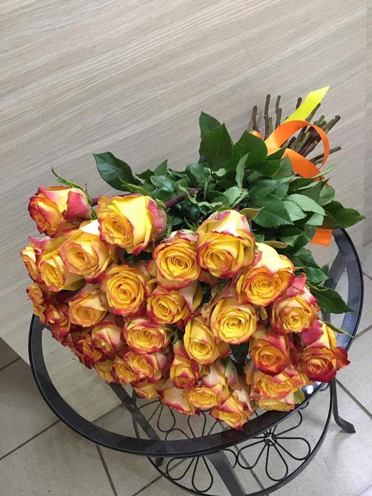 Букет Желтые розы в Большесидоровском