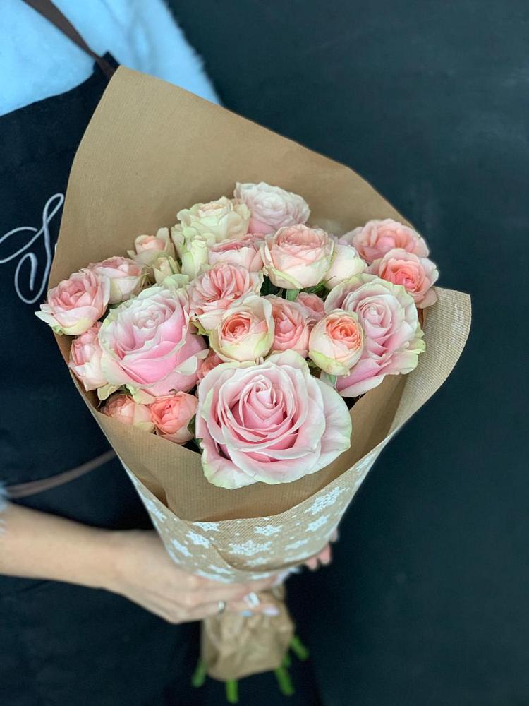 Букет цветов из: Хризантемы и Розы в Большесидоровском