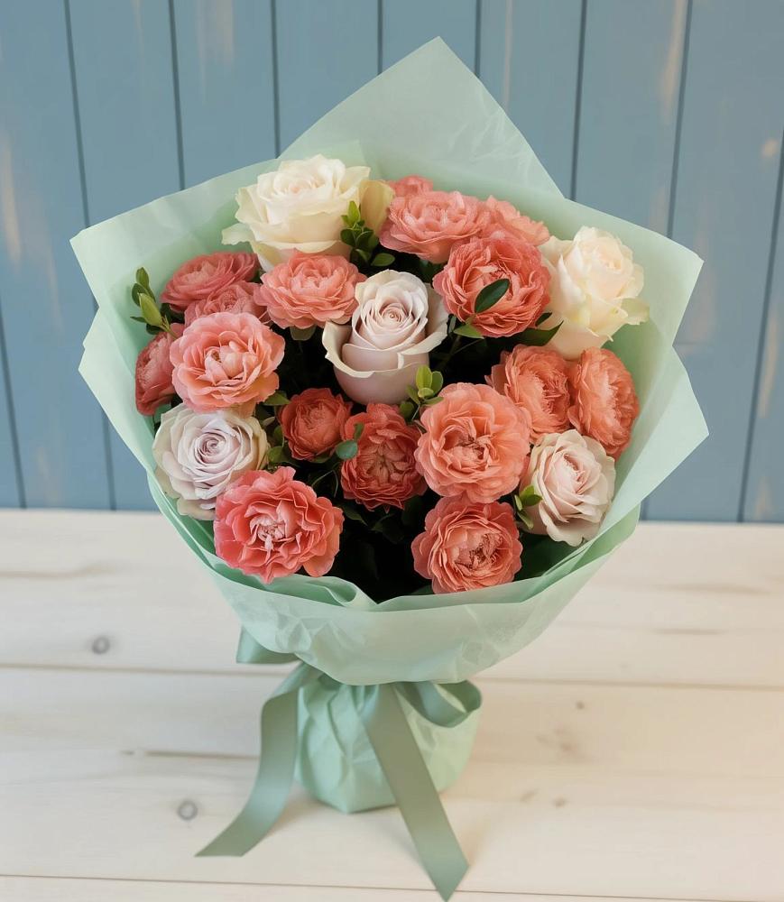 Букет цветов из: Розы в Большесидоровском