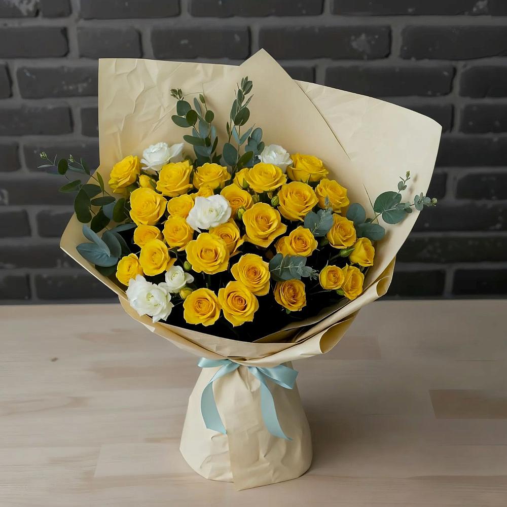 Букет цветов из: Розы в Большесидоровском