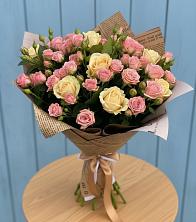 Букет цветов из:  Розы в Большесидоровском