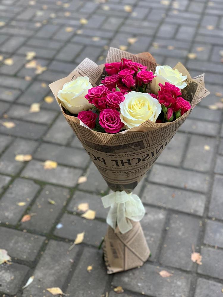 Букет цветов из: Розы в Большесидоровском