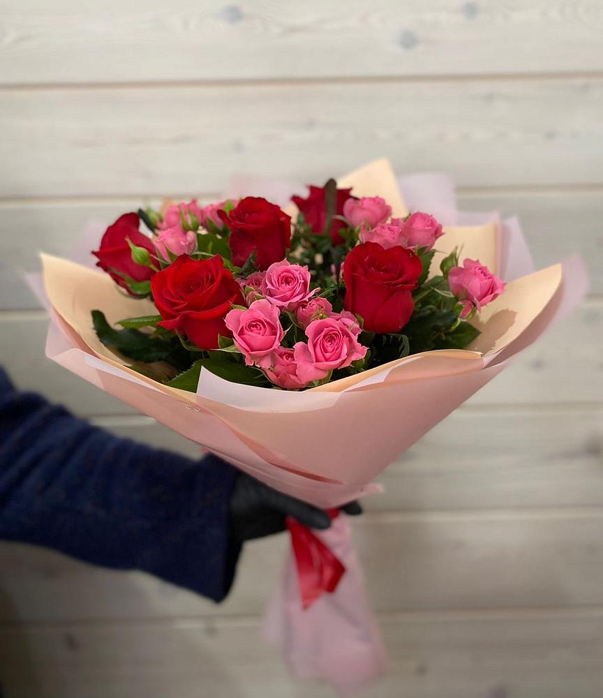 Букет цветов из: Розы в Большесидоровском