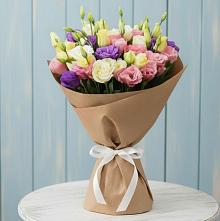 Букет цветов из:  Лизиантусы в Большесидоровском