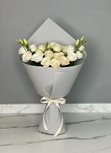 Букет цветов из:  Розы и Лизиантусы в Большесидоровском